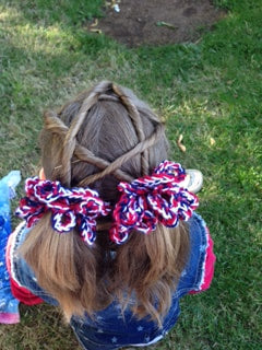 Crocheted Hair Scrunchies