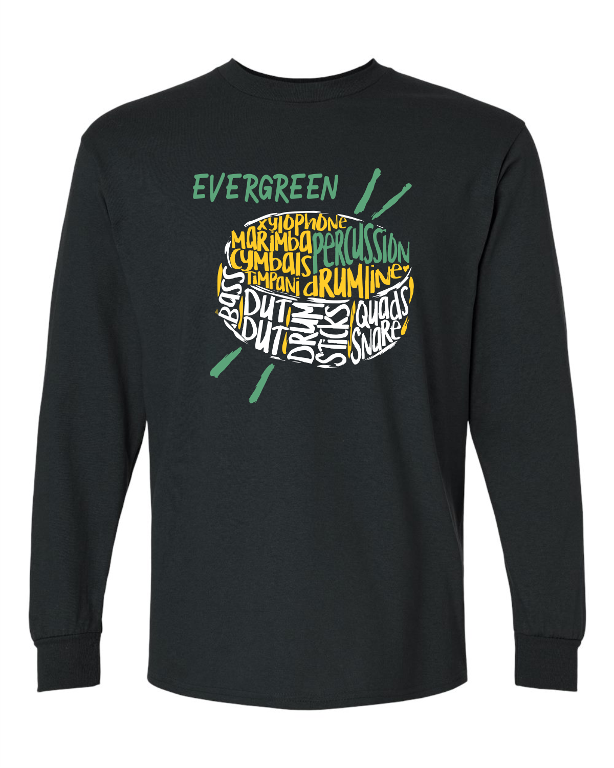 Evergreen Percussion 1 (long-sleeve shirt)