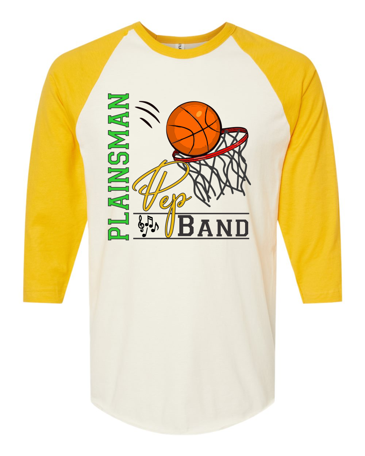 Evergreen Pep Band - raglan